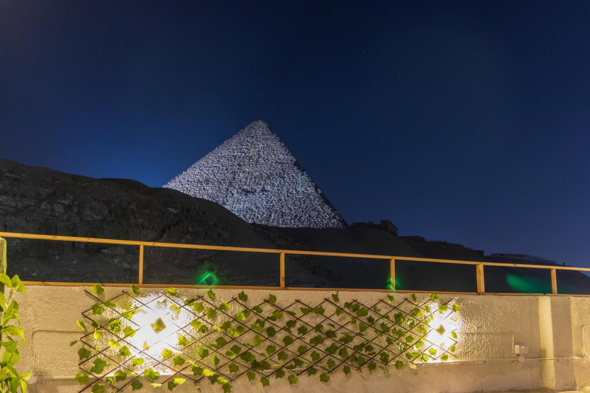 The Grand Pyramids View Hotel Kafret el-Gabal Extérieur photo